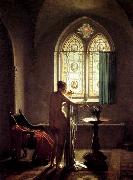 MALLET, Jean-Baptiste Gothic Bathroom oil painting reproduction